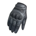 Tactical gloves in black mitten style with single colour pattern, available in sizes S to XL for outdoor use
