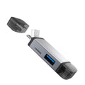 Grwibeou T-933 OTG card reader 6-in-1 upgraded version with USB and card slots for computer and phone data transfer