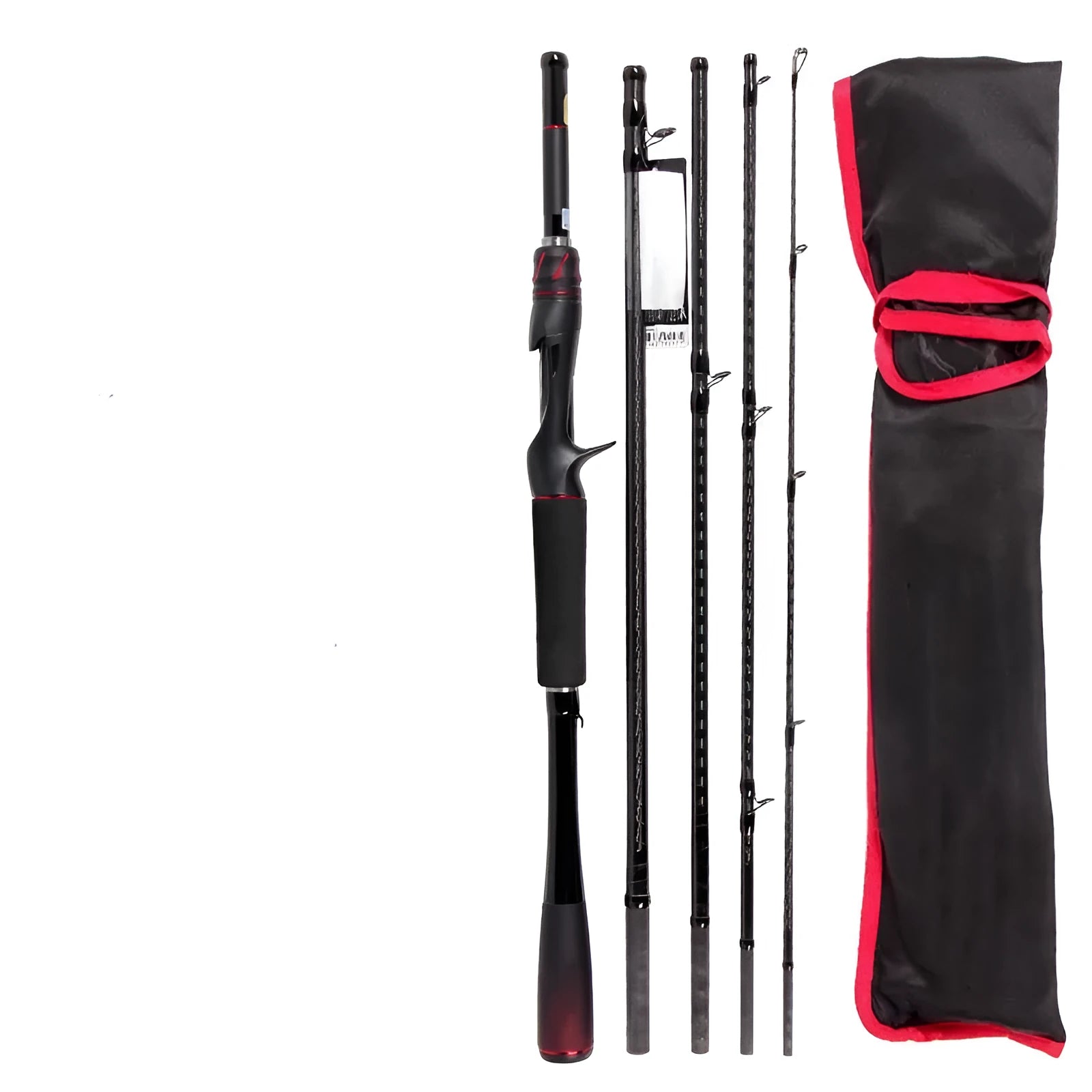 Traveling portable multi section carbon fishing rod Luya rod 4-5 sections