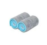 Home kitchen wooden floor lazy mop with 360-degree rotating microfibre flat head and bucket set in blue