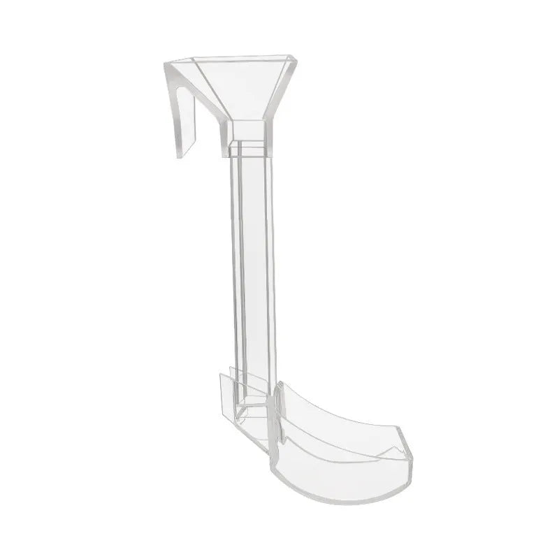 Plastic aquarium feeding tube set with cleaning brush and feed spoon in three length options.