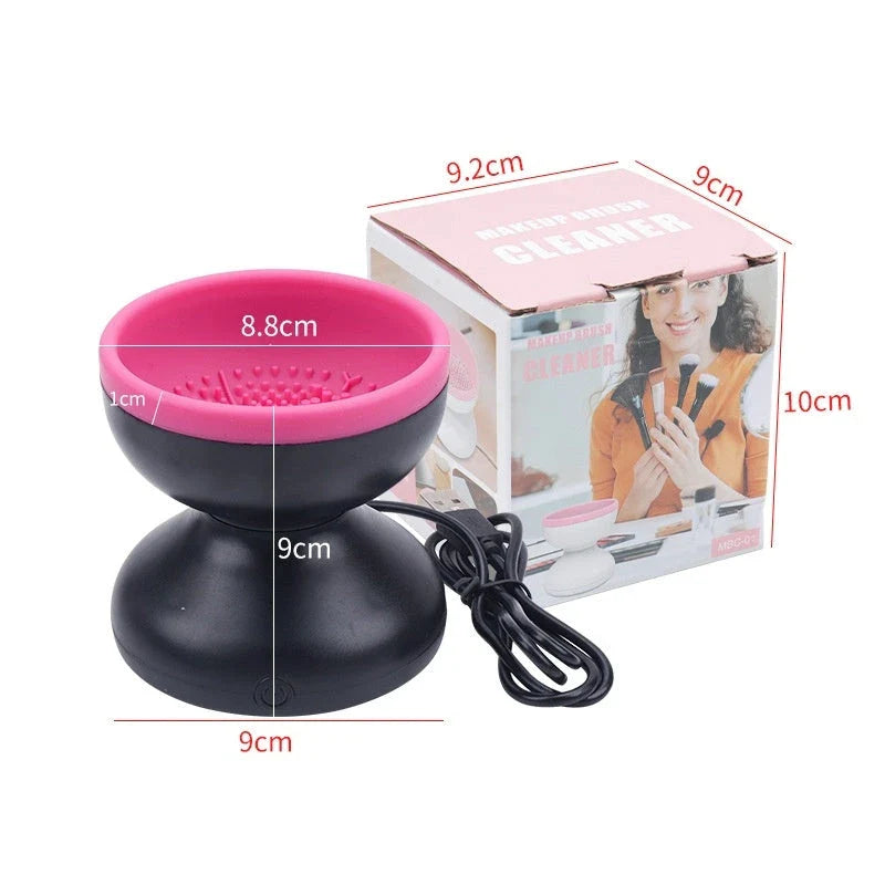 Premium Electric Makeup Brush Cleaner - Portable, Automatic, Versatile for All Brush Types