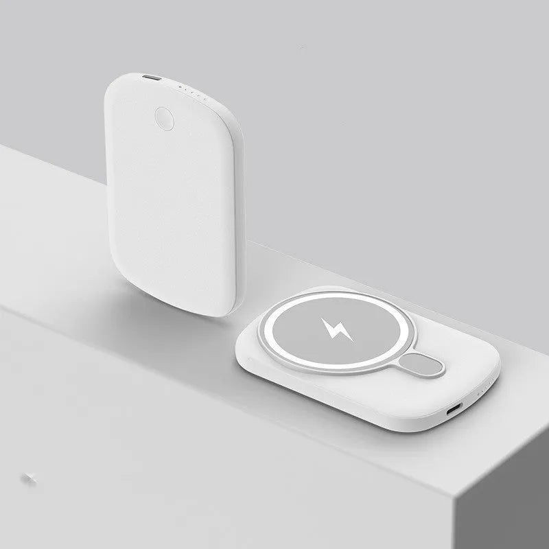 Magsafe magnetic wireless power bank in multiple colours with capacity options