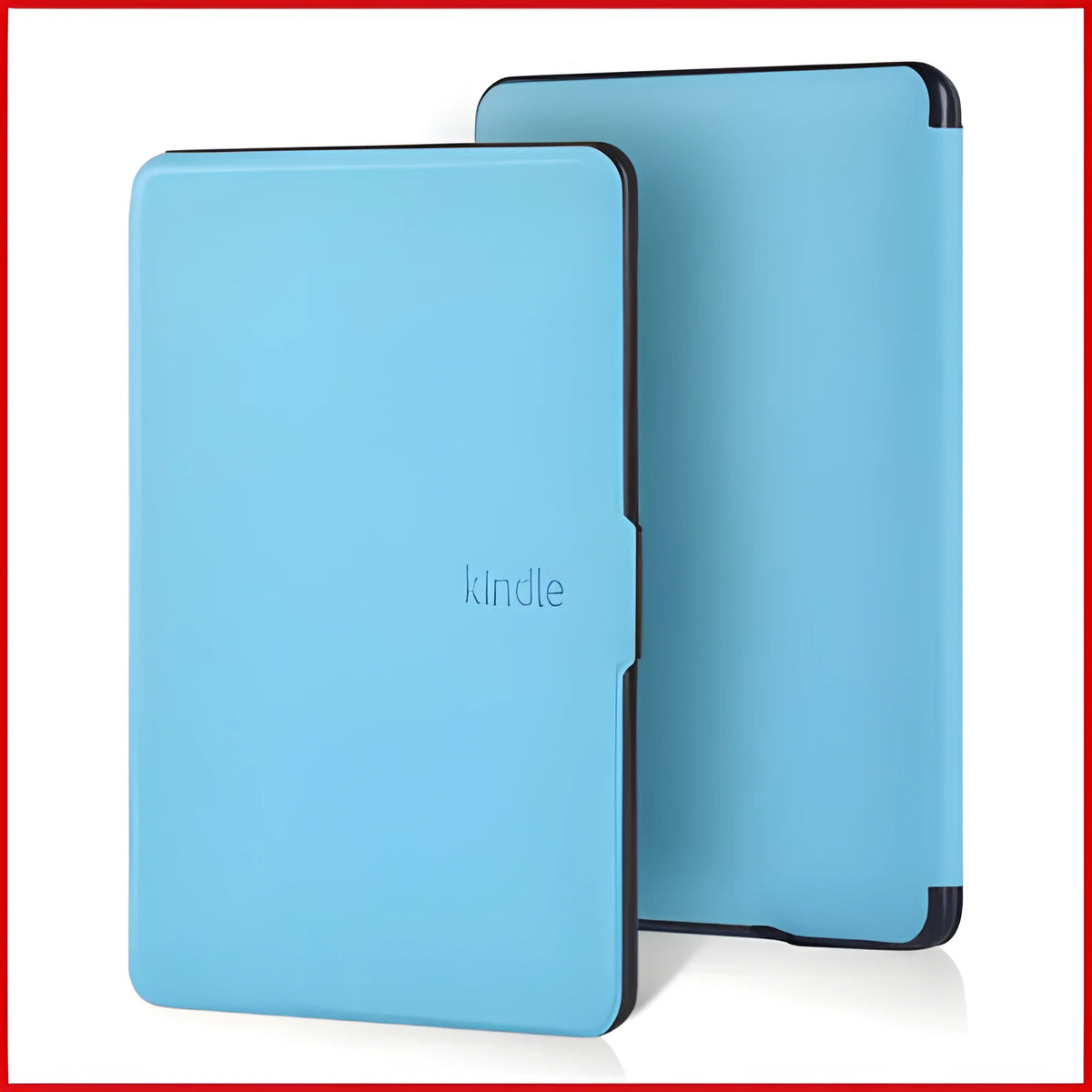 Kindle ebook leather case for Paperwhite 899 and 958 in microfiber leather, 170mm x 120mm x 10mm, shown in available colours