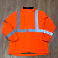 Black soft shell waterproof night reflective work coat with polyester fabric and medium length