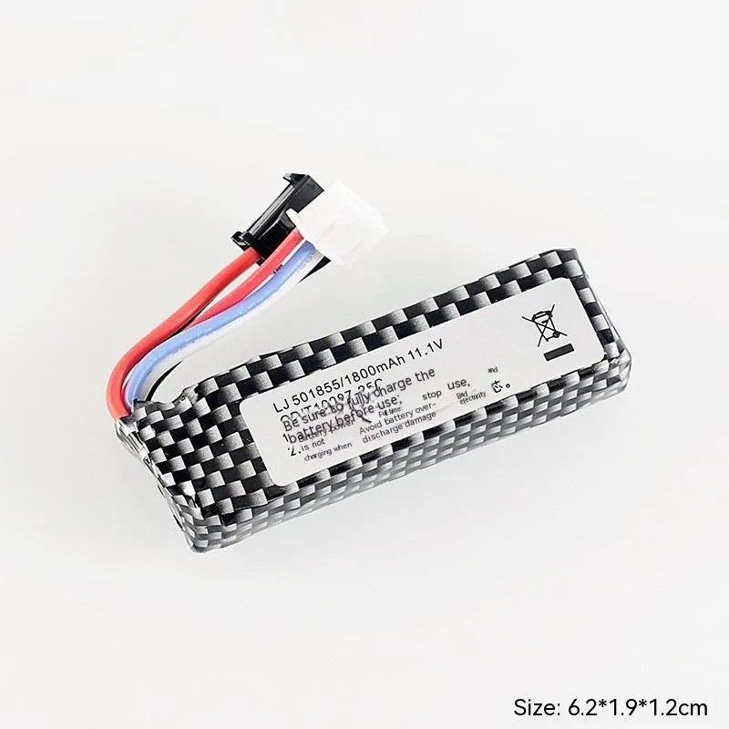 Magazine feeding M4 AK accessory lithium battery, 11.1V or 7.4V lattice square replacement battery