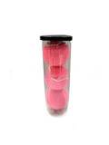 High elasticity rubber training tennis ball for Ping Yu tennis in rose red, orange, pink, or green