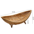 Plastic fruit plate decoration knitted basket dim sum rack on desktop