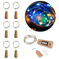 LED button battery box fairy lights 1m or 2m string in blue green purple white flashing garland
