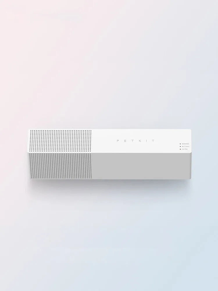 White Smart Purifier, 164 x 40 x 32 mm ABS body, with two filter elements