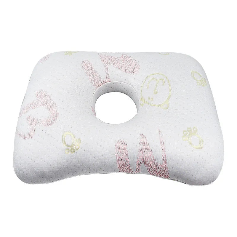 Beauty salon single hole ear pillow in New Chinese style with a detachable cover.
