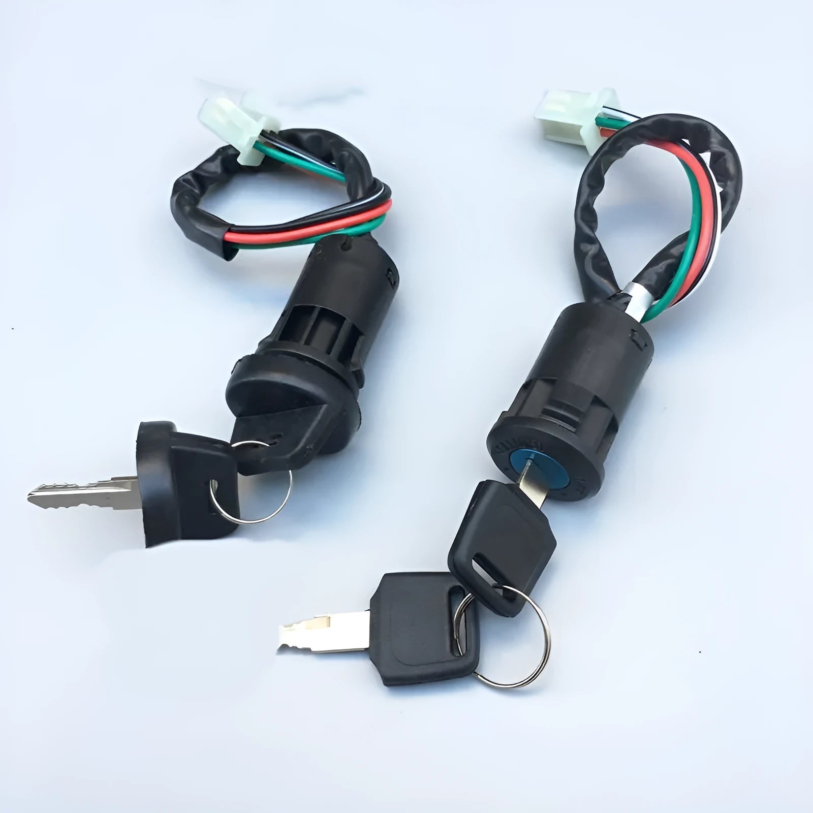 Waterproof plastic electric door lock switch for automotive electrical systems with wiring connections