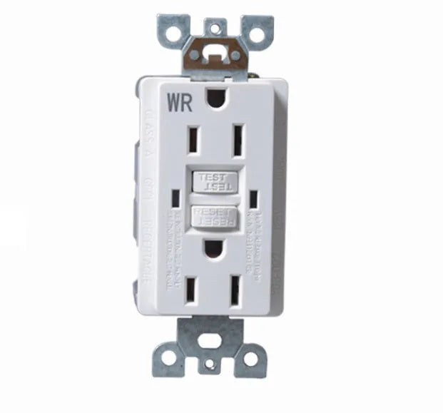 American Standard fault grounding protector socket with six holes, plastic body, model LTG20WR