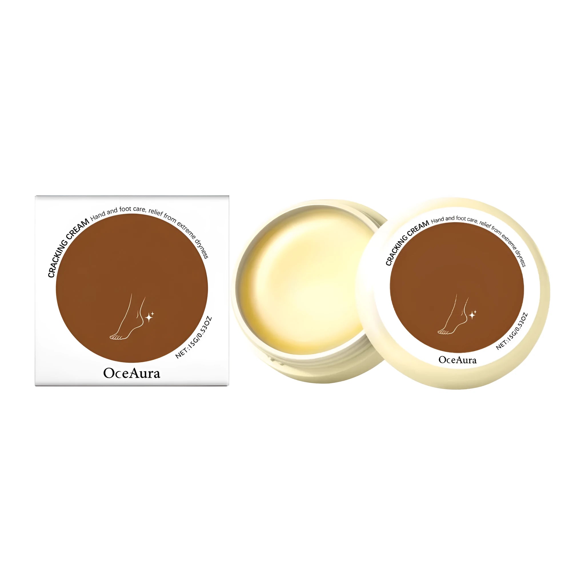 Cracking cream 15g tube with shea butter and honey extract for hand and foot chapped skin