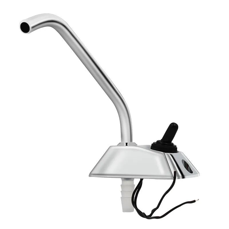 316 stainless steel electronic control RV faucet with rotating spout and mirror polished finish