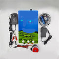 Pasture electronic host high voltage pulse electric fence system with alarm components and charger