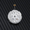 8215 automatic watch movement replacement with stainless steel construction and 25mm diameter