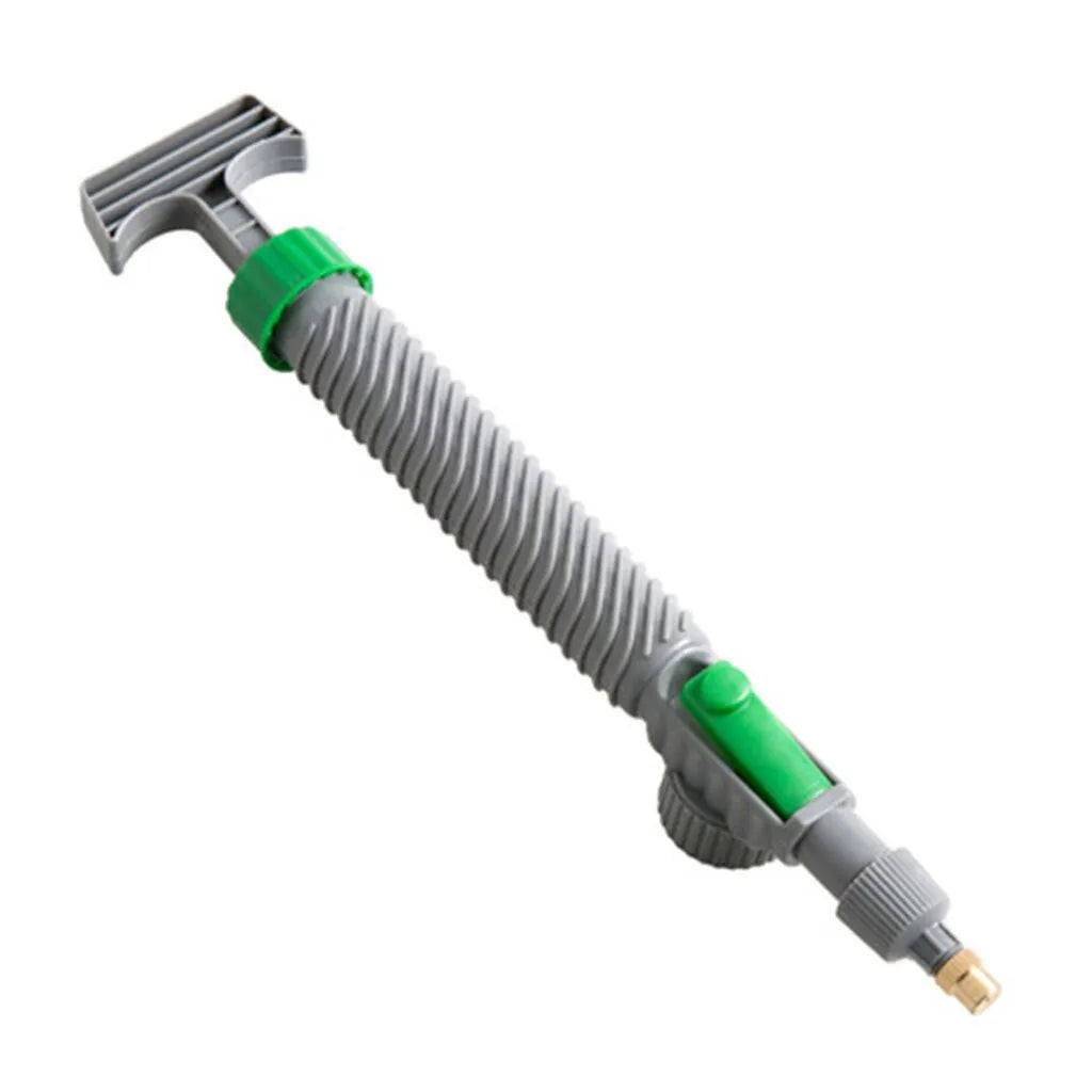 Plastic bottle watering sprayer nozzle with 30cm tube converts beverage bottles to garden watering cans