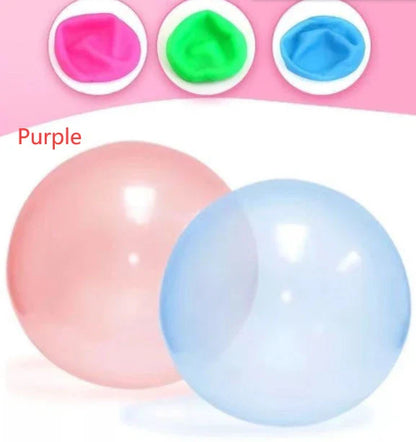 Jumbo inflatable bouncy balls in various vibrant colors for indoor and outdoor fun