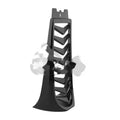 Bright black motorcycle air guide bushing for Soft Tail Breakout modified cars