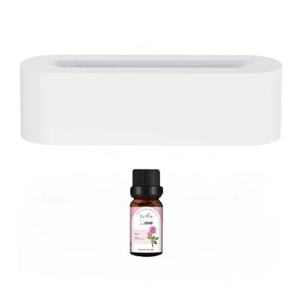 Soothing Ultrasonic Aroma Diffuser with Realistic Flame Effect, 7 Color Modes, Whisper-Quiet Operation, Essential Oil Diffuser