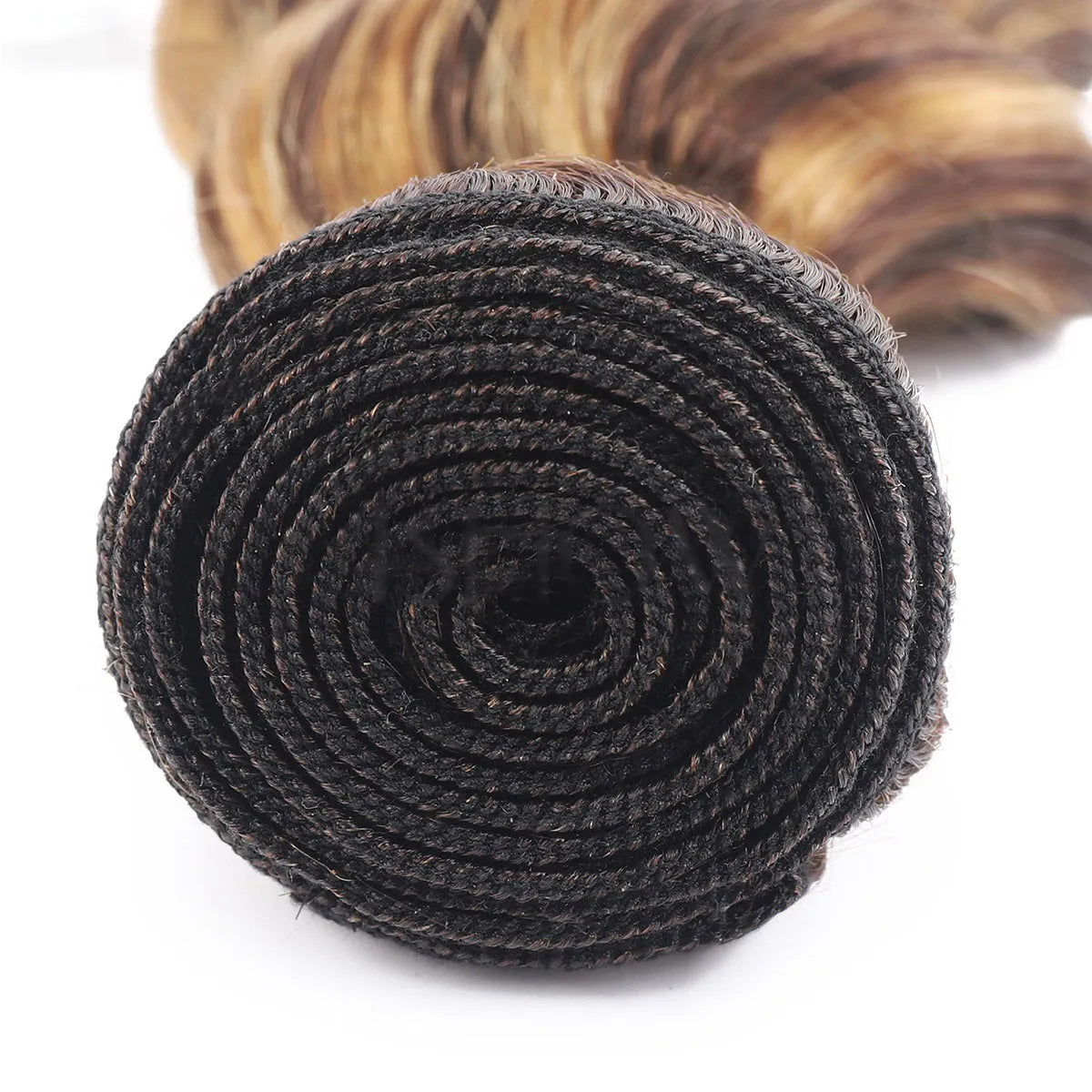 Ladies curly wig in medium long real human hair curtain style, dyeable, available in 10 to 28 inch lengths