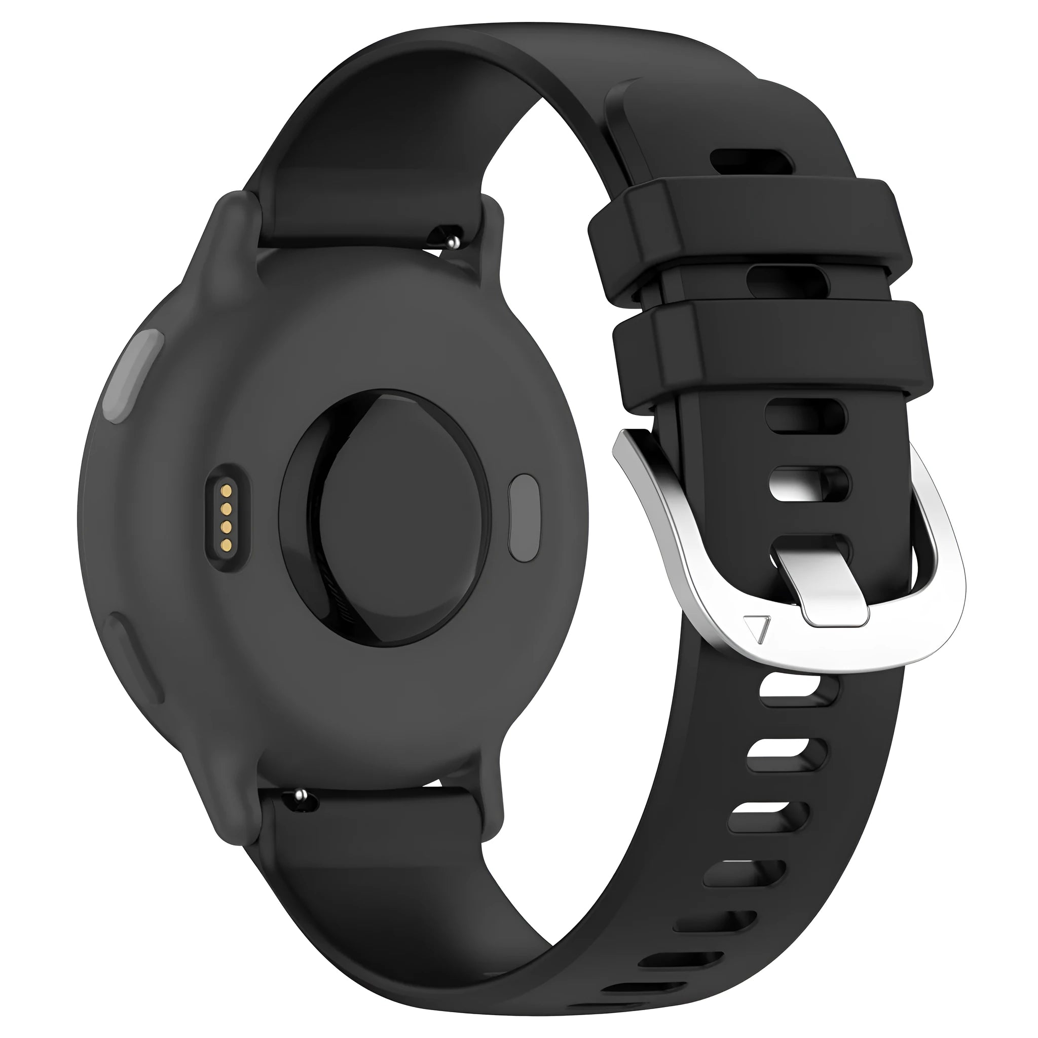 Glossy silicone sports watch strap for Jiaming watches in multiple colour options