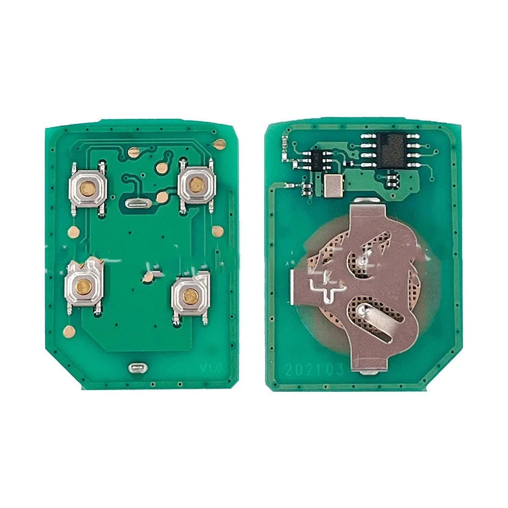 Ford car remote key fob replacement shell in ABS plastic, shown in 2-button and 3-button styles.