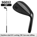 PGM golf sand wedge with stainless steel head and shaft, available in 52 or 56 degree loft.
