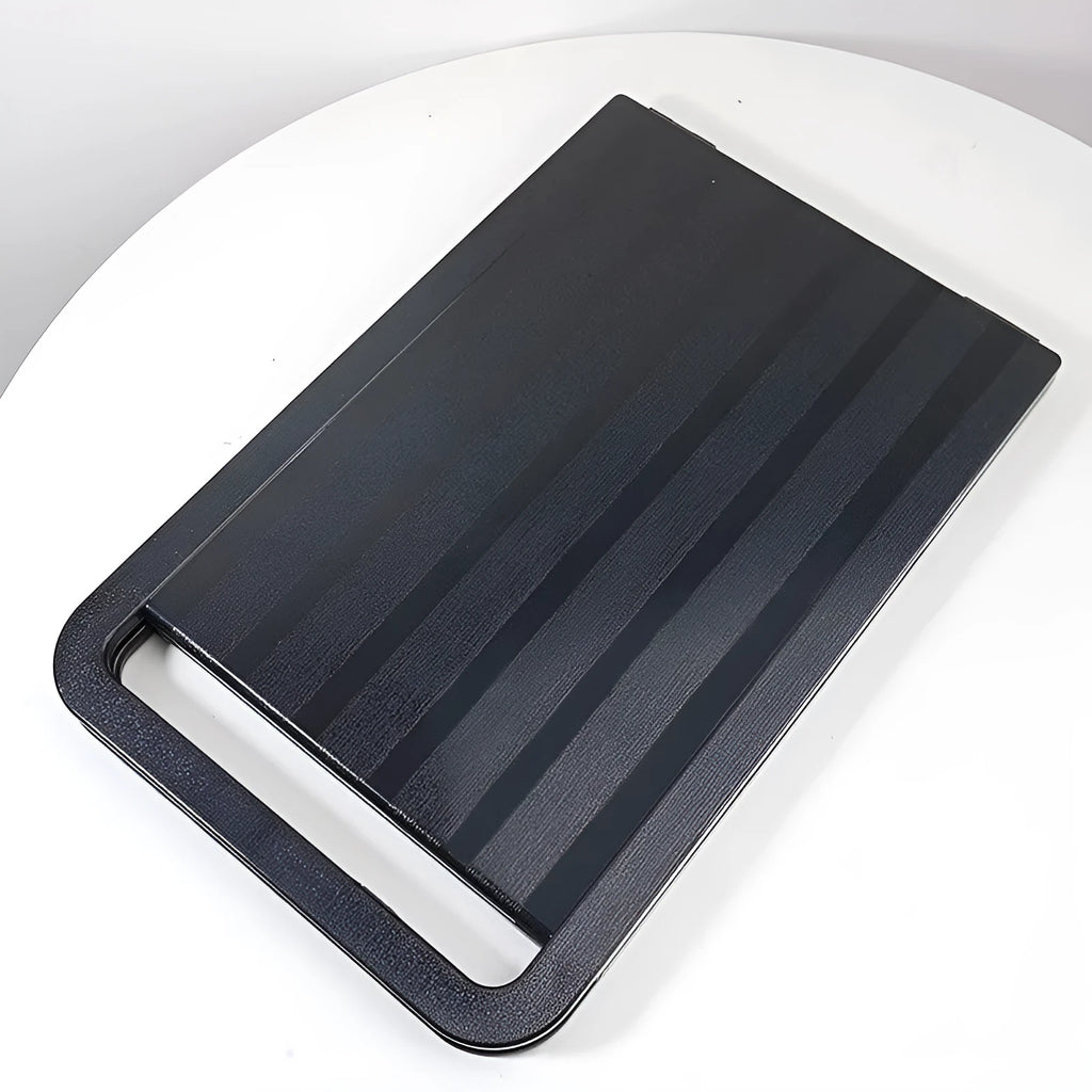 Double large folding hairdressing rearview mirror black HD double-sided plastic frame salon mirror