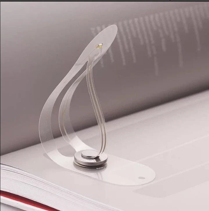 Versatile Bookmark LED Light for Reading: Compact, Foldable, and Powered by a Replaceable Battery