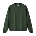Men's cotton combed long terry hooded sweater in loose fit solid colour round neck style – casual top