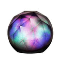 Magic Ball Bluetooth speaker crystal glowing night light black plastic 110mm cube