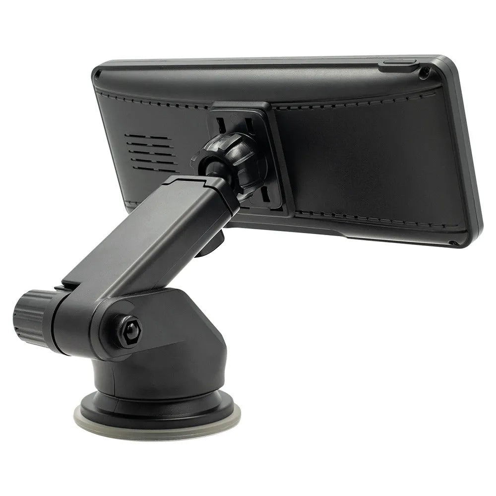 Portable wireless car-mounted video player with 6.86-inch IPS screen showing multimedia display