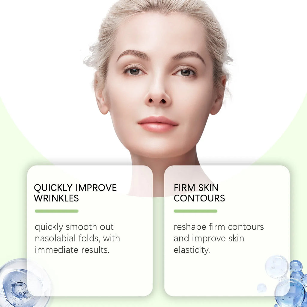 Two facial patches for skin firming with collagen and hyaluronic acid hydrogel formula