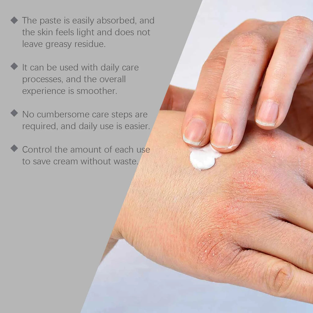 75g jar of neck repair cream with Bifidobacterium and mint leaf ingredients