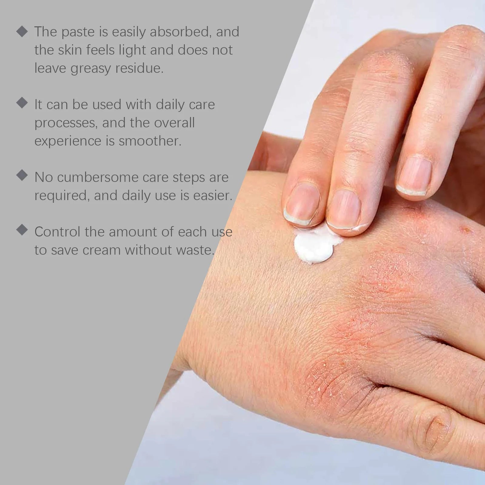 75g jar of neck repair cream with Bifidobacterium and mint leaf ingredients