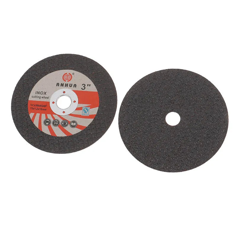 3-inch 75mm double-mesh resin cutting piece for stainless steel, metal, glass, stone and wood