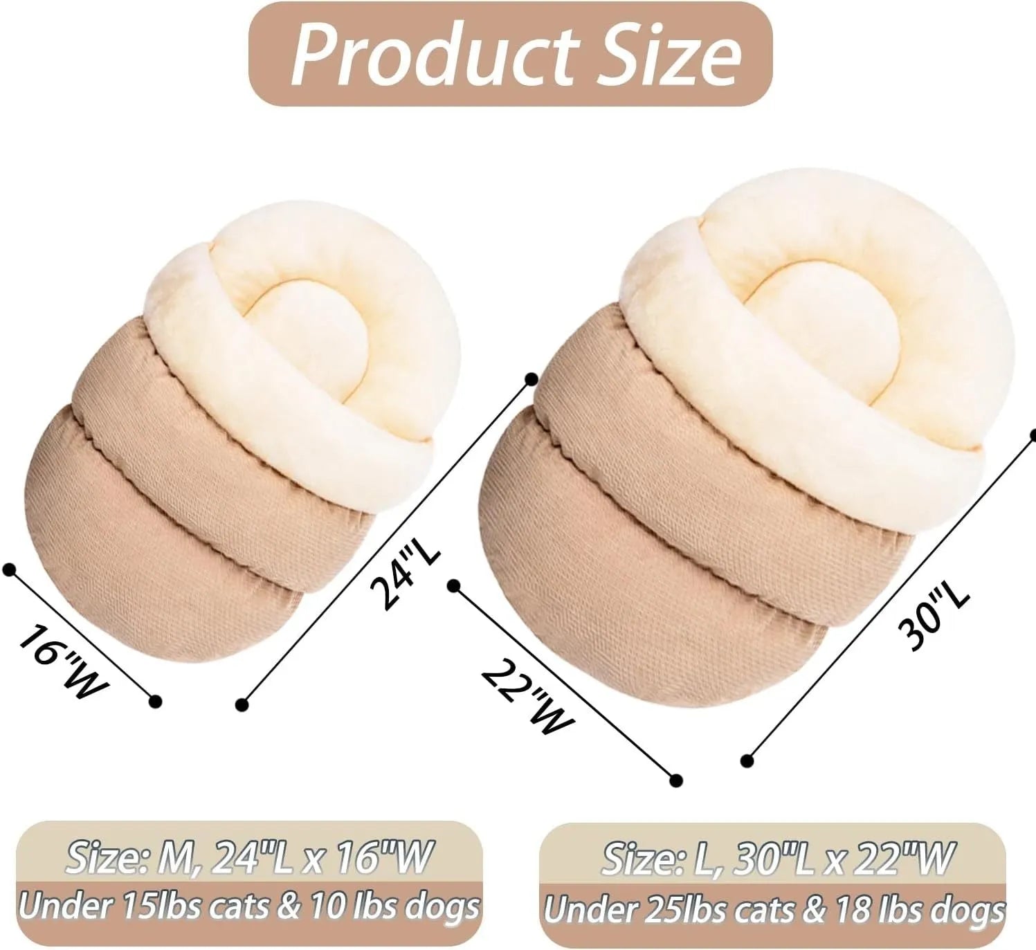 Plush slipper-shaped cat cave bed with corduroy exterior and Arctic velvet lining