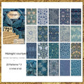 Retro artistic decorative paper set 60 sheets special cambric paper 8x13cm plastic seal