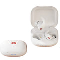 W1 Fit Pro wireless Bluetooth earbuds in black with in-ear design and power display feature