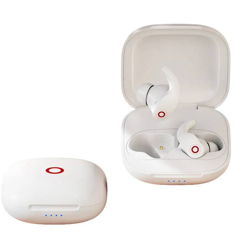 W1 Fit Pro wireless Bluetooth earbuds in black with in-ear design and power display feature