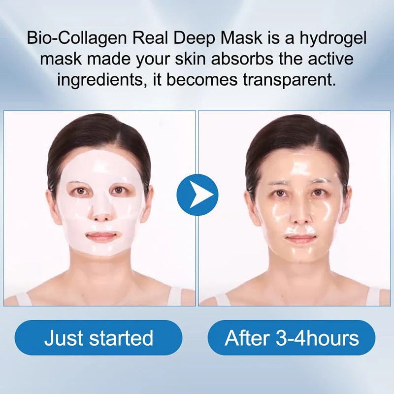 Revitalizing Collagen Face Mask: Diminish wrinkles, hydrate, and brighten skin for a radiant, youthful glow