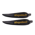 Black plastic quick-disassembly paddle fittings for folding paddles, measuring 12cm by 6.5cm.