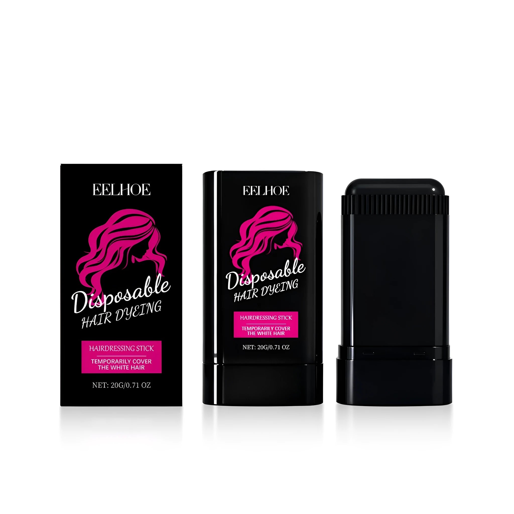 20g pot of instant colour hair dye paste with violet colourant and aloe vera conditioning ingredients