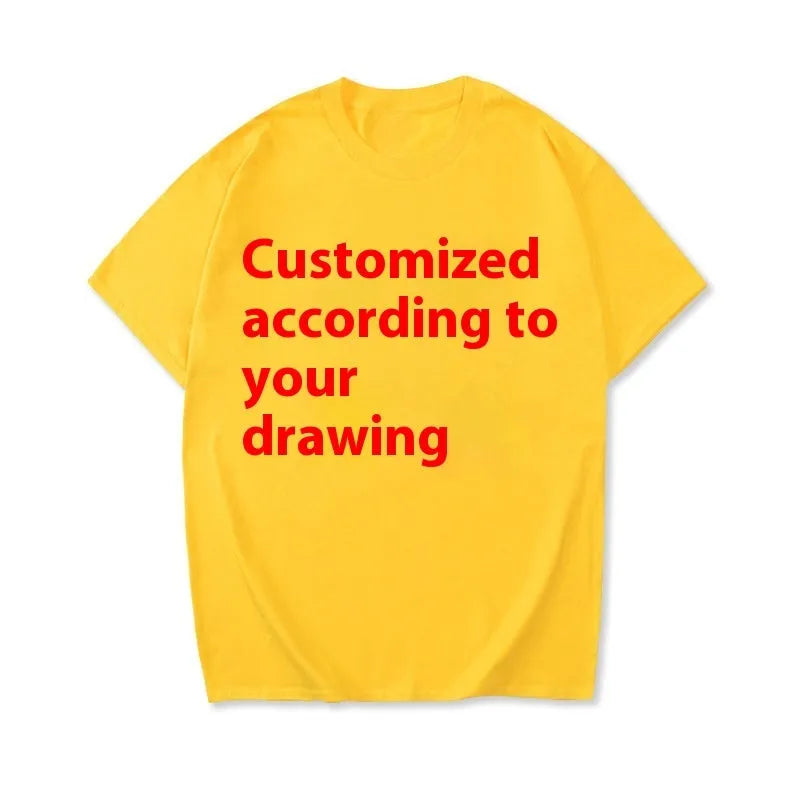 Combed cotton round neck T-shirt for summer in multiple colours on a size chart