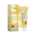 60g pot of skin soothing cream with bee venom and hyaluronic acid on a white surface