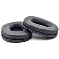 Soft sponge earphone covers in black leather, black flannel, brown flannel and gray flannel for headphones