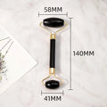 Black Bianstone beauty face care massage jade device bar for facial tension relief and Gua Sha