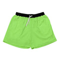 Men's solid colour quick-drying mesh running shorts in black, red, green, purple, or blue